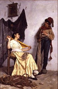 Tessitura di reti da pesca