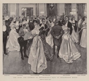 Il Ballo del Duca e della Duchessa di Devonshire a Chatsworth House da Frank Craig