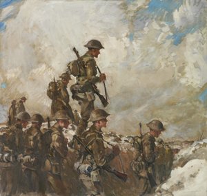 Attraverso le trincee verso Pozieres, c.1918