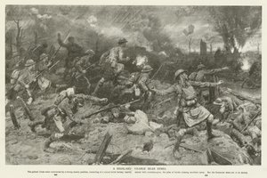 Una carica delle Highland vicino a Ypres, Prima Guerra Mondiale