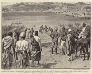Un Lourdes Abissino, Pellegrini al Lago Sacro sul Monte Zouquala da Frank Dadd