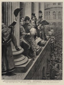 Dio salvi il Re, la scena alla Mansion House dopo la proclamazione