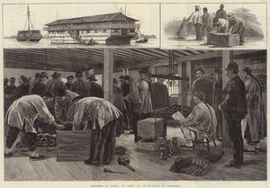 Schizzi in Cina, a bordo di un Opium Hulk a Shanghai da Frank Dadd