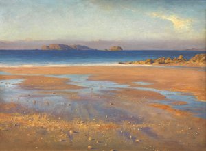 Sulla costa della Bretagna da Frank Dicksee