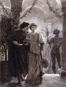 Scene da Romeo e Giulietta: La scena del ballo da Frank Dicksee