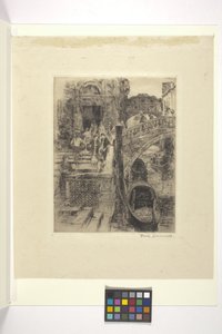 Ponte dei Sospiri, Venezia (Tavola 1) da Frank Duveneck