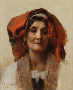 Testa di donna italiana
