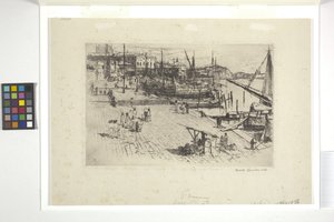Riva degli Schiavoni (Tavola 1) da Frank Duveneck