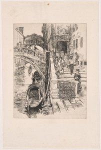 Il ponte dei sospiri (seconda lastra) da Frank Duveneck