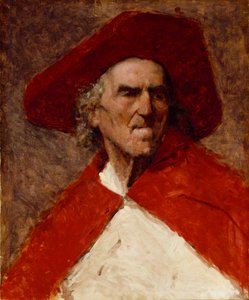 Uomo con cappello rosso