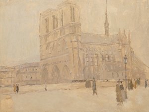Notre Dame in inverno da Frank Edwin Scott