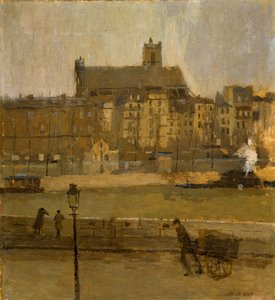 Quai de la Seine, Eglise St. Gervais, n.d. da Frank Edwin Scott