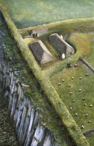 Muro di Adriano: Muro di Sewingshields, c2° secolo, c1990-2010