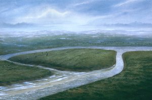 Valle del fiume Colne, Inghilterra meridionale, 8000 a.C. da Frank Gardiner