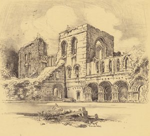 Abbazia di Furness (litografia) da Frank Greenwood