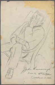 Schizzo di John Kavanaugh, 1882