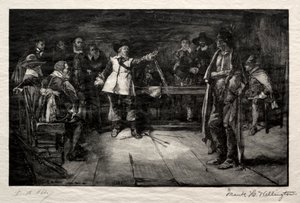 La sfida di Miles Standish, 1887 da Frank H. Wellington