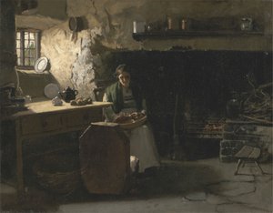 Sbucciando patate da Frank Holl