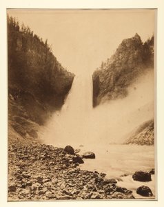 Grandi cascate di Yellowstone, 360 piedi da Frank Jay Haynes