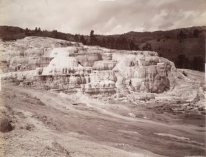 Terrazza di Minerva, Mammoth Hot Springs da Frank Jay Haynes