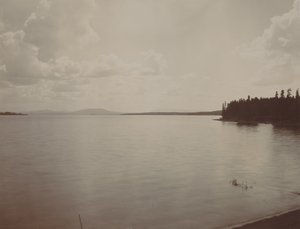 Lago di Yellowstone, anni 1880 (foto)