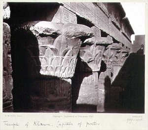 I Capitelli del Portico, Tempio di Khnum, Esna