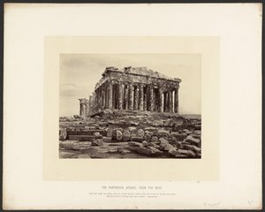 Il Partenone, Atene, da ovest