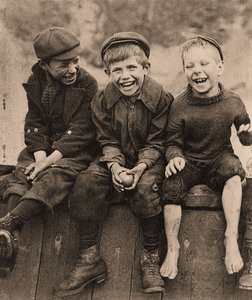 Tre ragazzi felici, 1889