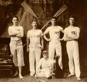 Equipaggio del Whitby Friendship Rowing Club, Whitby, Inghilterra, 1901