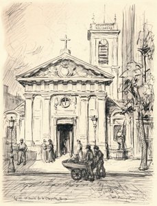 Chiesa di St Denis de la Chapelle da Frank Milton Armington