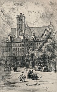 Place Baudoyer, 1915 da Frank Milton Armington