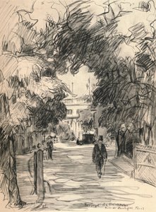 Restaurant du Pré-Catelan, Bois de Boulogne, 1915 da Frank Milton Armington