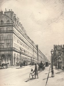 Rue de Rivoli, 1915 da Frank Milton Armington