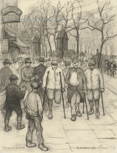 La passeggiata dei feriti, 1917 da Frank Milton Armington