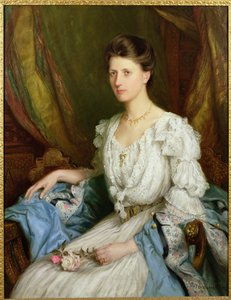 Ritratto di una signora edoardiana, Rosalie Sinclair da Frank Moss Bennett