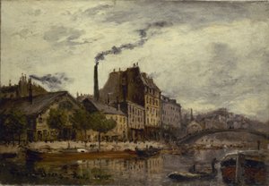 Canal Saint-Martin, quai de Valmy da Frank Myers Boggs