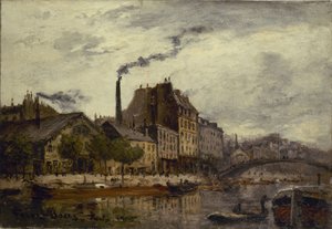 Il molo di Valmy, 1905 da Frank Myers Boggs
