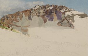 Paesaggio montuoso in Italia: Il Resegone, 1885