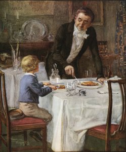 Il cameriere amichevole