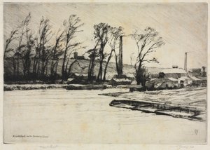 Una Tempesta Invernale sul Canale di Stourbridge