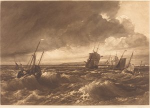 La foce del Tamigi, Isola di Sheppey in lontananza, 1891