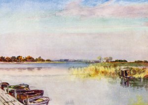 Norfolk Broads: Ormesby Broad, Autunno da Frank Southgate
