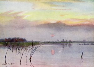Norfolk Broads: Tramonto, Heigham Sounds da Frank Southgate