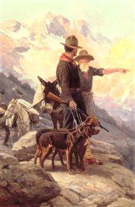 La caccia in montagna da Frank Tenney Johnson
