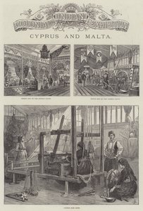 Esposizione coloniale e indiana, Cipro e Malta da Frank Watkins