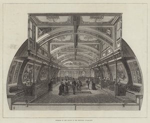 Interno del salone nella nave a vapore Bessemer