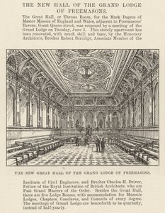 La nuova grande sala della Gran Loggia dei Massoni da Frank Watkins