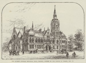 La Sala del Giubileo della Regina, Ealing, inaugurata dal Principe di Galles, 15 dicembre da Frank Watkins