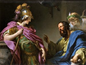 Alcibiade istruito da Socrate, 1776