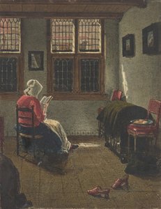 Una donna che legge, dopo Pieter Janssens Elinga